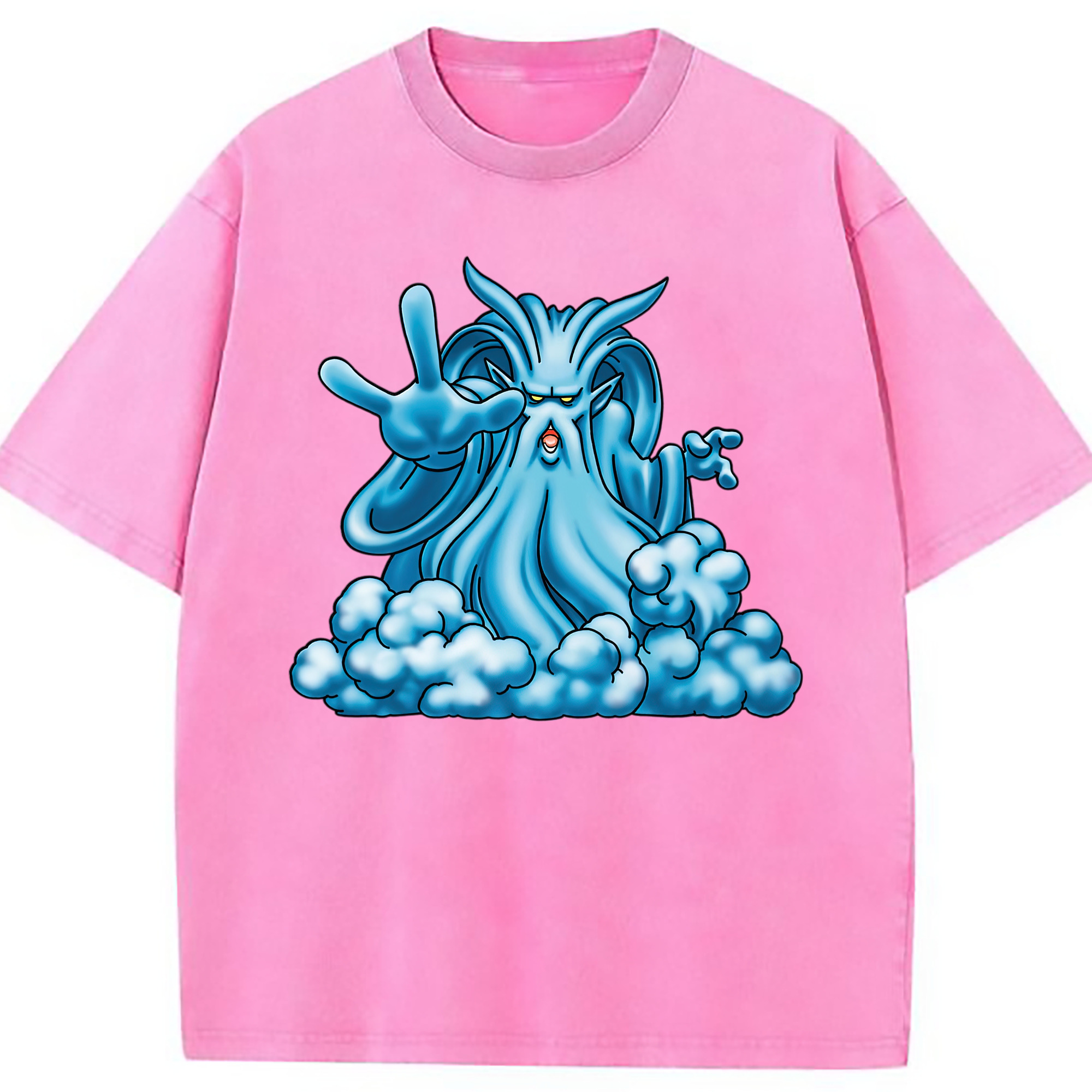 （画像用） ドラゴンクエスト Doragon Kuesuto Dragon Quest 綿100% ヴィンテージ風 半袖Tシャツ（フロントプリント）